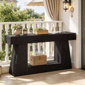 63 Inch Wooden Console Table Sofa Table Hallway Table - Living Room Furniture