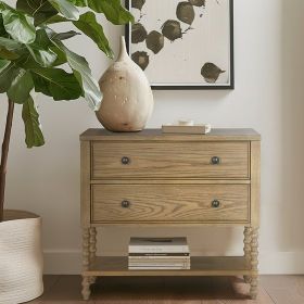 2 Drawer Accent Chest Natural See below