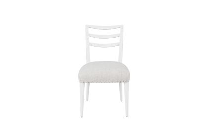 Ladderback Side Dining Chair is Ocean Colored Finish Set of 2
