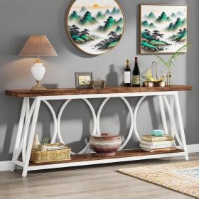 Console Table, Industrial Sofa Table Behind Couch