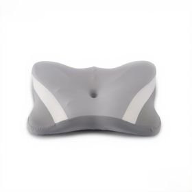 Ergonomic Foam Neck Pillow, Neck Support, Neck Protection Good Sleep (Option: Grey White)