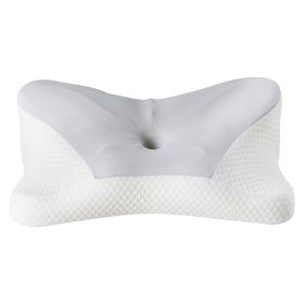 Cervical Neck Pillow, Cooling Ergonomic Memory Foam Pillows  Dual Height Orthopedic Support Contour Pillow For Side (Option: KGrey)