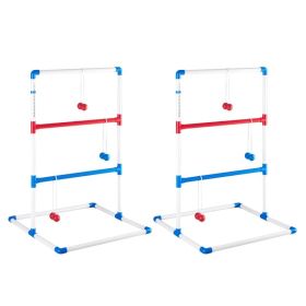 The Ladder Ball And Golf Throwing Ball Set Is Used For The Ladder Throwing Game And Includes 6 Balls, A Scoring Board And A Portable Bag. (Option: White)